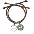 thumbnail image 1 of Palabras chinas solo necesitas seguir sonriendo Pulsera Cuerda Mano Cadena Cuero Dinero Pulsera Unbranded M, 1 of 2