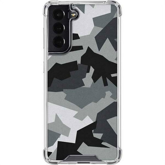 Skinit Camouflage Urban Camouflage Black Galaxy S22 Clear Case