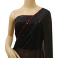 thumbnail image 4 of Atasi Indian Traditional Solid Georgette Saree With Unstitched Blouse, 4 of 7
