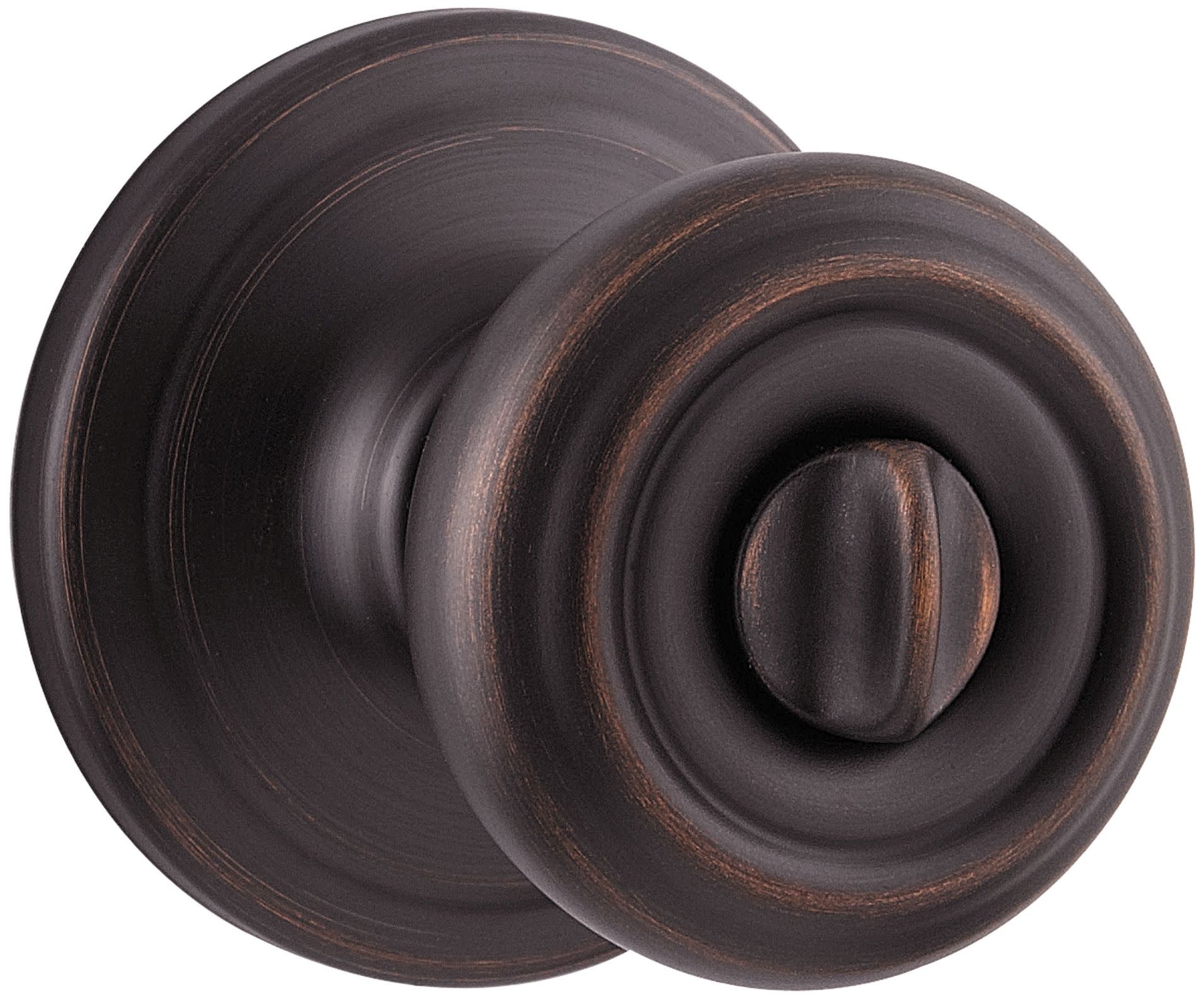 Kwikset 730Cn Signature Series Cameron Privacy Door Knobset Bronze