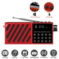 thumbnail image 2 of Portable Solar FM Radio with Bluetooth 5.3 Speaker, LED Light, and Recording for Outdoor Emergencies & Camping, 2 of 9