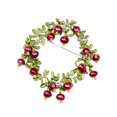 thumbnail image 1 of 1Pc Rétro Vernis Cuit Broche de Style Branche Canneberge Perle Naturelle Épingle à Seins Femmes Collier Broche Bijoux, 1 of 8