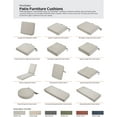thumbnail image 5 of Classic Accessories 25"x27"x5" Grey Patio Cushion Slipcover, Montlake, 5 of 14