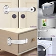 thumbnail image 2 of 2 uds., cerraduras de seguridad para bebés, cerraduras de gabinetes, cerradura de puerta de refrigerador, cerraduras de seguridad para niños multifuncionales para cajones, gabinetes, hornos, 2 of 5