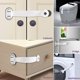thumbnail image 2 of 2 uds., cerraduras de seguridad para bebés, cerraduras de gabinetes, cerradura de puerta de refrigerador, cerraduras de seguridad para niños multifuncionales para cajones, gabinetes, hornos, 2 of 5