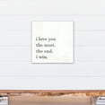 thumbnail image 4 of Creative Products Love You Most 16x16 Canvas Wall Art, 4 of 5