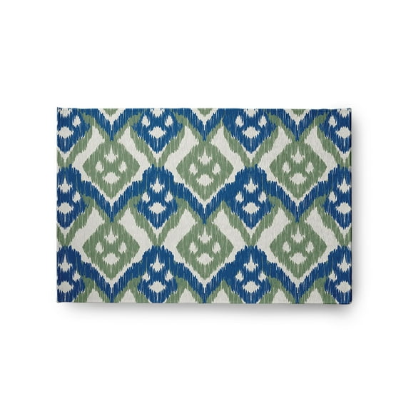 Simply Daisy 2' x 3' Dark Cobalt Blue Hipster Spring Chenille Rug