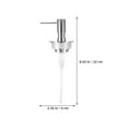thumbnail image 4 of BRIGHTFUFU Cylindrical Soap Bottle Pump Replacement for Daily Use Plastic 1Pack, 4 of 8