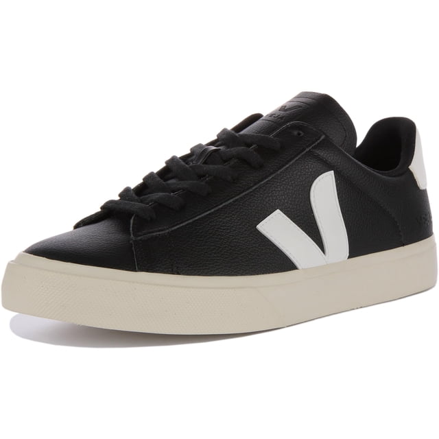 Tenis Veja Campo negros Veja Piel SIN CROMO Hombre Talla 8 US