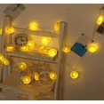 thumbnail image 4 of Cadena de luces LED con forma de rodaja de limón y frutas, intermitente, funciona con pilas, para bodas, hogar, cumpleaños, jardín, patio, fiesta $ Cadena de luces con forma de rodaja de limón,, 4 of 6