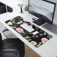 thumbnail image 2 of Beautiful Garden Flowers Mouse Mat - Soft to the Touch, Non-Slip Rubber Base, Easy to Slide, Splash Resistant, Portable, Unique Design, Great for Computers, 31.5x11.8 Inch, 2 of 7