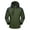 Jackets for men Army Green, variant on Homenesgenics Jackets for Men Big and Tall Color-Blocked Fleece-Lined Removable Hood Zipper-Front Outdoor Outerwear Green 6XL