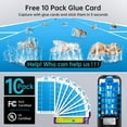 thumbnail image 5 of Flying Insect Trap Plug in Mosquito Bug Zapper Indoor Gnat Moth Catcher with 9W Night UV Light, 10 Sticky Glue Board Refills for Home Office, 5 of 8