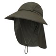 thumbnail image 2 of Sombrero para el sol Protección UV Tapa de verano Ala ancha para acampar Pesca Senderismo Safari Mon Abanopi Sombrero, 2 of 7
