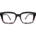 thumbnail image 3 of EYEGEMS Brand Eyeglasses +2.50 Women Eco Friendly Sustainable  Reading Glasses Ladies Walnut Wood Black Multicolor 0552, 3 of 6