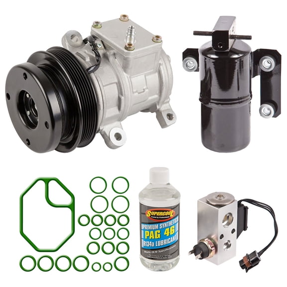 For Chrysler Town & Country Van Dodge Caravan AC Compressor w/A/C Repair Kit - BuyAutoParts