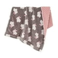thumbnail image 1 of Estink Baby Dotted Blanket Portable Comfortable Flannel Infant Blanket, 1 of 8