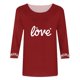 thumbnail image 4 of Xuyuer Abstract Print 3/4 Sleeve Loose Tee - Women's Casual Round Neck 3/4 Sleeve Top for Weekend Farmers Market Visits, Creative Studio Outings, and Relaxed Artistic Daily Wear, 4 of 5