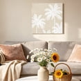 thumbnail image 6 of Beige Palm Trees Canvas Wall Art for Living Room, Summer Beach Tropical Farmhouse Wall Decor Framed Artwork Pictures Ready to Hang for Bedroom Office Home Decor, 6 of 9