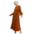 thumbnail image 2 of Milky Brown - Crew neck - Unlined - Modest Dress - Refka, 2 of 5