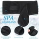 thumbnail image 4 of Paquete de 30 Diademas de Spa para Esteticista , Envoltura para el Cabello para Mujeres, Maquillaje Ajustable, Toalla Elástica Deportiva para Ducha, Color Negro, 4 of 5