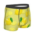 thumbnail image 3 of Kll Bright Lemons Men'S Cotton Boxer Briefs Underwear-X-Large, 3 of 9