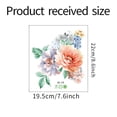 thumbnail image 4 of Lefu Romantic Flowers Wall Sticker for Bathroom Toilet Seats Fridge Cupboard Decal, 4 of 9