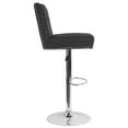 thumbnail image 4 of Flash Furniture Ravello Contemporary Adjustable Height Barstool with Accent Nail Trim in Black Fabric, 4 of 5