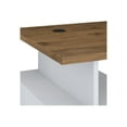 thumbnail image 4 of BBF Jamestown - Table - rectangular - fresh walnut - white, fresh walnut base, 4 of 9