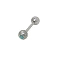 thumbnail image 1 of Blue Star Logo Surgical Steel Barbell Tongue Ring, 1 of 1