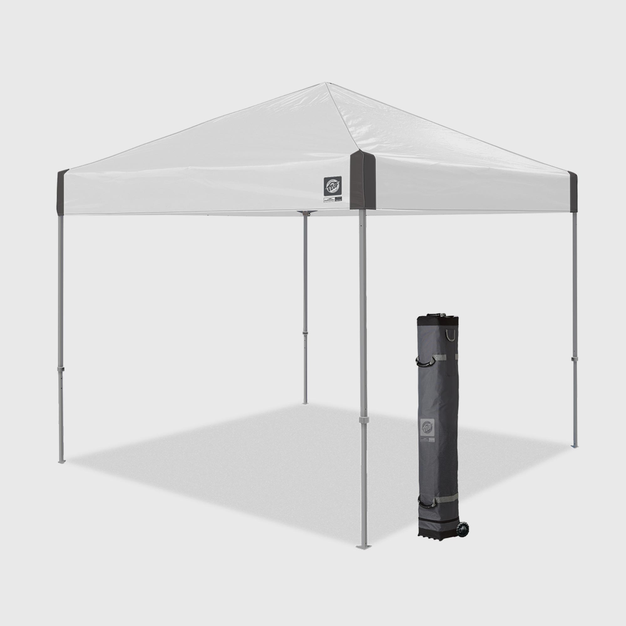E-Z UP® Ambassador Instant Shelter®, 10' x 10', White Slate