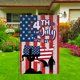 thumbnail image 5 of 4 de Julio Decoraciones Jardín Al Aire Libre Bandera Día de la Independencia 4 de Julio Americano Patriótico Terraza de la Familia Decoración de la Fiesta Del Porche Terraza Colgante Vertical 12x18 Pu, 5 of 6