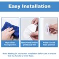 thumbnail image 4 of Self-Stick Handle, 10PCS Self-Adhesive Pull Handles Durable Drawer Handle Helper Plastic, 4 of 5