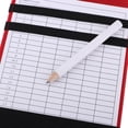 thumbnail image 3 of Pro Golf Scorecard Holder Yardage Book Holder & Scorecard, Pencil - For Beginner Green, 3 of 8