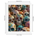 thumbnail image 2 of Paint By Numbers Kit for Adults Beginner - Colorful Painted Skulls Display DIY Canvas Painting Kits for Adults, Frameless Paint By Number for Adults for Home Wall Decor 16x20 Inch, 2 of 7