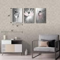 thumbnail image 2 of Girls Bedroom Decor Ballet Dancer Wall Pictures for Bedroom Black and White With Pink Home Decorations Artwork for Home Walls Pink Wall Art for Bedroom（Only canvas）, 2 of 6