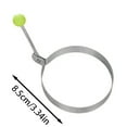 thumbnail image 3 of 3.5 Inch Egg Ring Funnels - Stainless Steel Breakfast Cooking Molds for Frying Eggs, Pancake,Fits Nonstick Pan, Griddle - Mini Kitchen Gadgets, 3 of 5