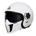 thumbnail image 1 of Casco de moto TRIANGLE, cara abierta, homologado Half DOT, blanco, 1 of 1