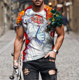 thumbnail image 1 of Camiseta de Navidad para hombre, camiseta de manga corta con estampado de Papá Noel en 3D, camisetas de Navidad, camiseta de Navidad de gran tamaño, ropa para hombre, ropa caliente, 1 of 4