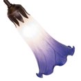 thumbnail image 2 of Meyda Tiffany 261522 Blue/White Tiffany Pond Lily 19" Wide 4 Light Ceiling Fan Light Kit -, 2 of 4