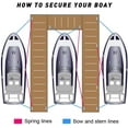 thumbnail image 7 of Double-Braided Nylon Docking Lines, Boat Rope Dock Lines Mooring Line Marine Ropes, Ultra Strong and Soft Boat Dock Rope Accessories (L: 16.5 Ft/ 25 Ft/ 50Ft, D: 3/8", 1/2", 5/8", Eyelet: 12"), 7 of 7