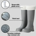 thumbnail image 4 of AUXDIQ Wellington Boots Women Mid-calf Wellies Waterproof Rain Boots Outdoor Garden Shoes, 4 of 6