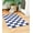 16*24, variant on Checkered Dog Feeding Mat, Absorbent Mats for Dog Food and Water Bowl, Dispenser, Retro Aesthetic Navy Blue Checkerboard Pet Placemat for Dogs, Cats, Puppy, 16" X 24”