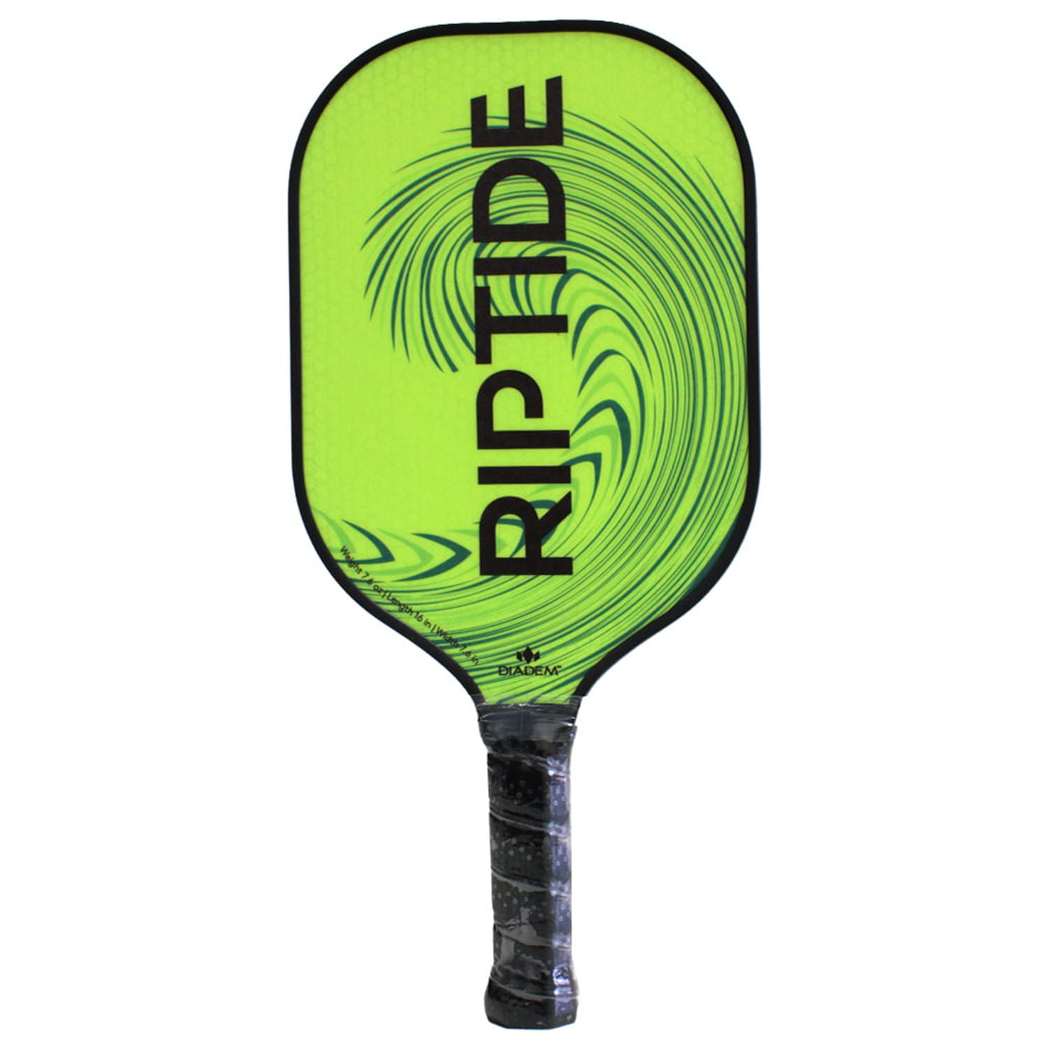 Diadem Sports Riptide HMT Fiber Pickleball Paddle in Yellow for All Skill Levels,7.6oz