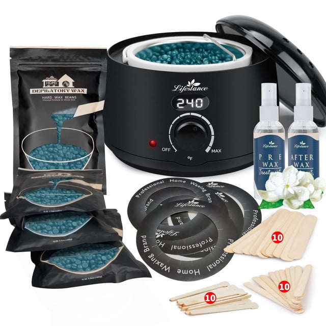 Kit de depilación digital Lifestance L2 Wax Wer Warmer