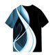 thumbnail image 4 of Men'S T-Shirt Short Sleeve Printed Summer Round Neck Top Trend Casual Sweatshirt L, 4 of 5