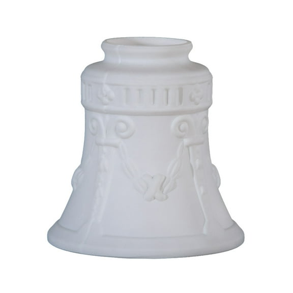 B&P Lamp Early Style Embossed Columns Fixture Shade