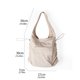 thumbnail image 3 of Bolso Cordón Casual Hobo Gran Capacidad Mujer Sólido Satchel Caqui, 3 of 9
