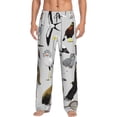 thumbnail image 1 of Fotbe Animal Bird Pantalones de Pijama para Hombre, Pantalones de Dormir, Pantalones de Casa con Cintura Ajustable y Bolsillos-3X-Large, 1 of 6