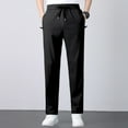 thumbnail image 4 of Men's Stretch Quick Drying Casual Pants Elastic Waist Drawstring Comfortable Lightweight Breathable Active Wear Men's Dress Pants Slim Fit Lounge Adjustable Waist, 4 of 6
